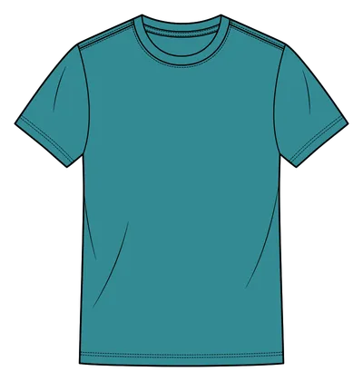 T-Shirt in Petrol