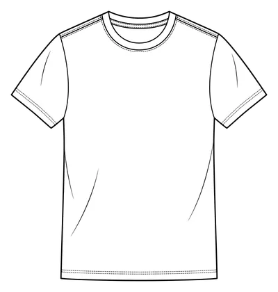 T-Shirt in Weiß